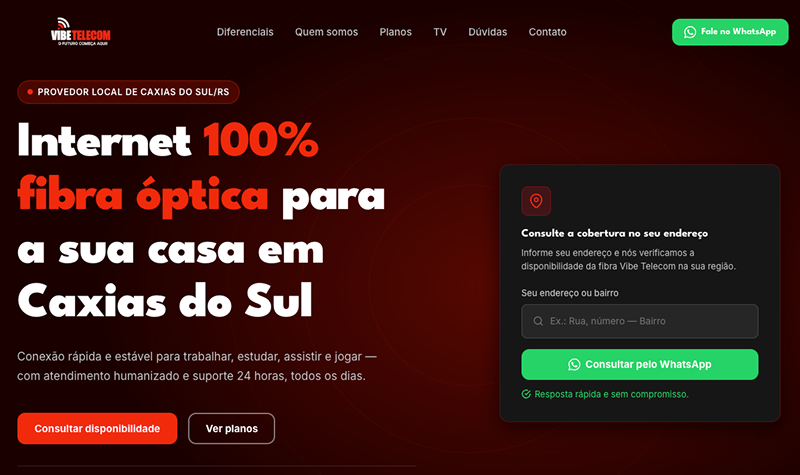 Imagem do projeto Vibe Telecom