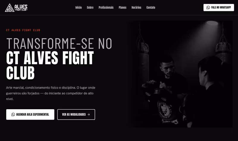Imagem do projeto Alves Fight Club