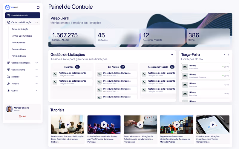 Imagem do projeto Licita Hub