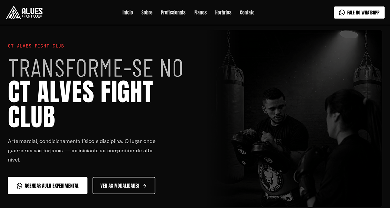 Imagem do projeto Alves Fight Club