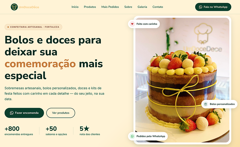 Imagem do projeto Um Doce Dêce